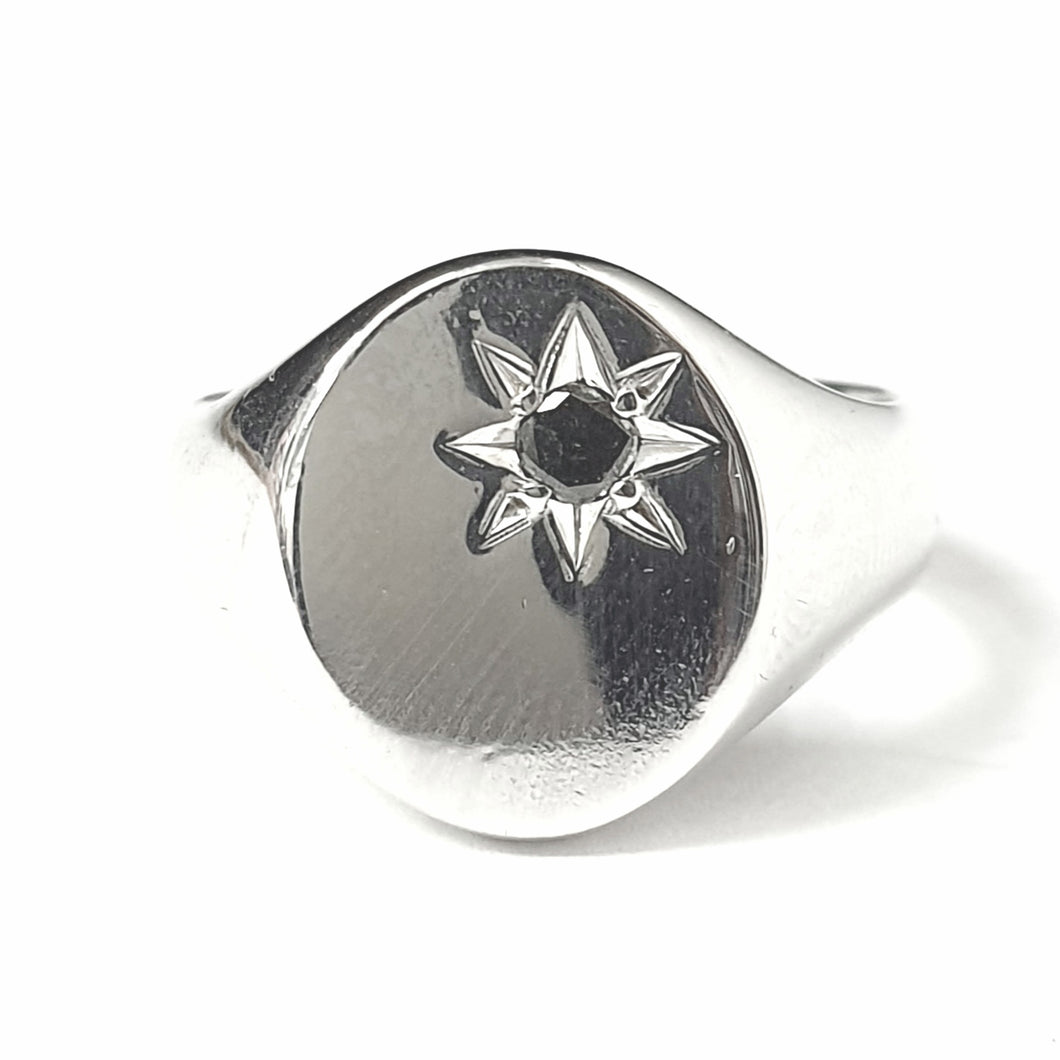 9ct Gold Onyx Signet Ring