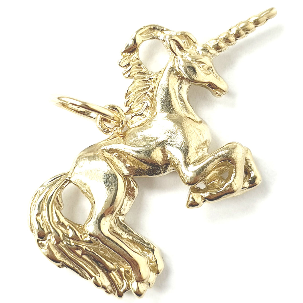 9ct Gold Unicorn Pendant