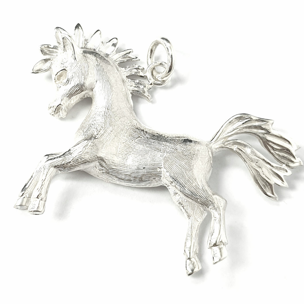Silver Pony Pendant