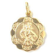 Load image into Gallery viewer, 9ct Gold St Christopher Pendant
