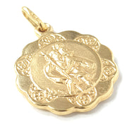 Load image into Gallery viewer, 9ct Gold St Christopher Pendant
