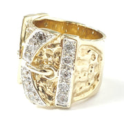 Load image into Gallery viewer, 9ct Gold Double Buckle Ring

