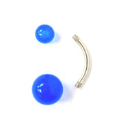 Load image into Gallery viewer, Coloured Belly Bar Neon UV
