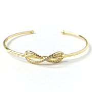 Load image into Gallery viewer, 9ct Yellow Gold Infinity Bangle
