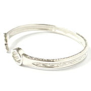 Load image into Gallery viewer, Silver Spanner Bangle
