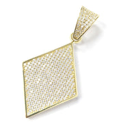 Load image into Gallery viewer, 9ct Gold Diamond Shape Pendant
