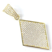 Load image into Gallery viewer, 9ct Gold Diamond Shape Pendant
