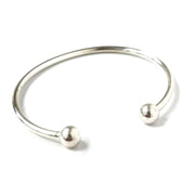 Load image into Gallery viewer, Silver Torque Bangle
