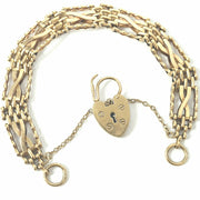 Load image into Gallery viewer, 9ct Gold Gate Bracelet
