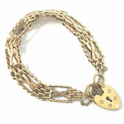 Load image into Gallery viewer, 9ct Gold Gate Bracelet
