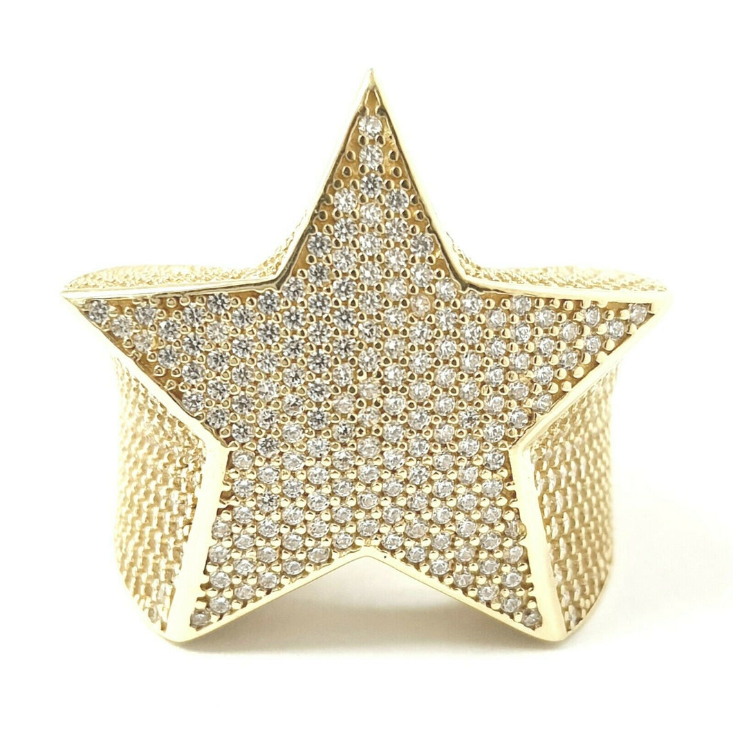 9ct Gold Star Ring