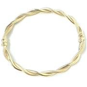 Load image into Gallery viewer, 9ct Gold Twist Bangle

