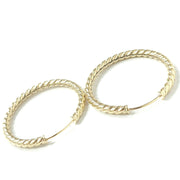 Load image into Gallery viewer, 9ct Gold Sleeper Hoops
